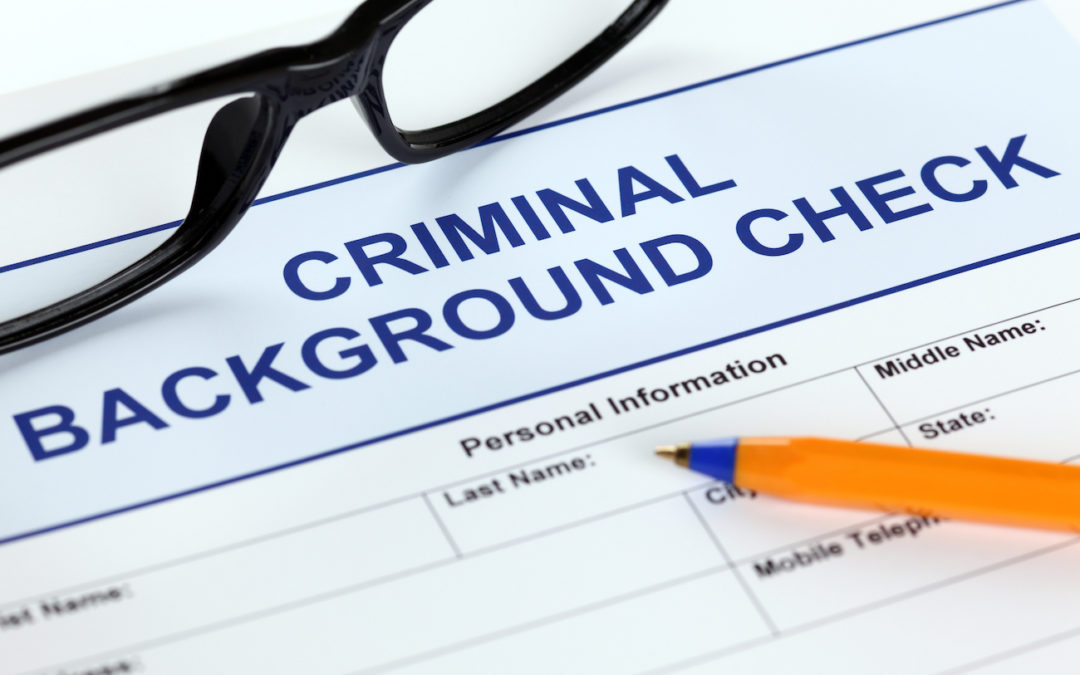 criminal background check form related to the clean slate act